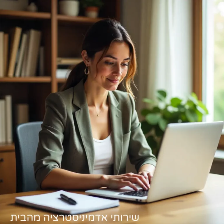 שירותי אדמיניסטרציה מהבית מזכירשת
