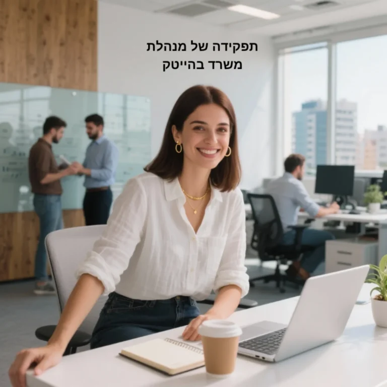 מנהלת משרד הייטק מזכירשת